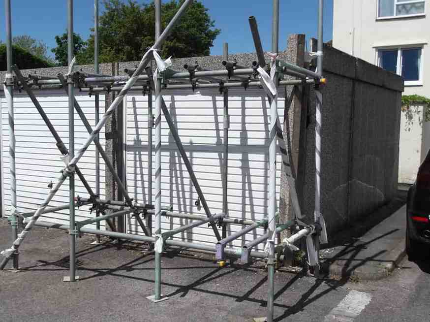 Completed Projects - Single / Twin Concrete Battery Garagre Units - Before the refurbishment