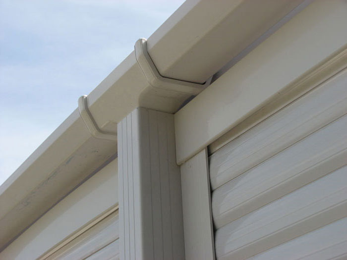 Leofric use accessible square flow uPVC guttering